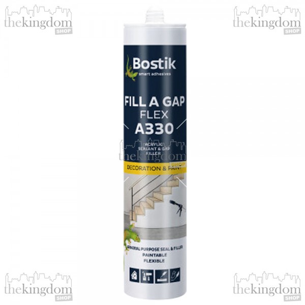 Bostik A330 Fill A Gap Flex 450g Acrylic Sealant & Gap Filler 450g