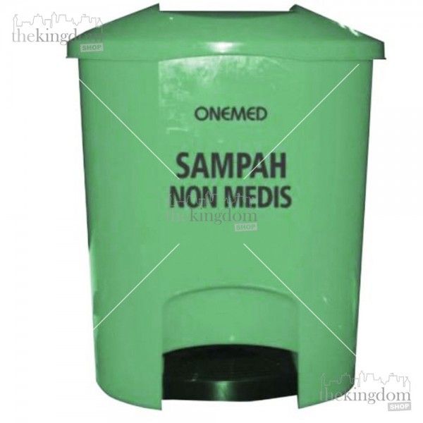 Onemed Tempat Sampah Non Medis 36 Liter Green