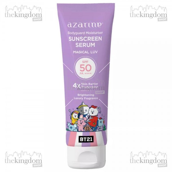 Azarine Bodyguard Moisturizer Sunscreen Serum Magical Luv Purple SPF 50 PA++++ 100ml