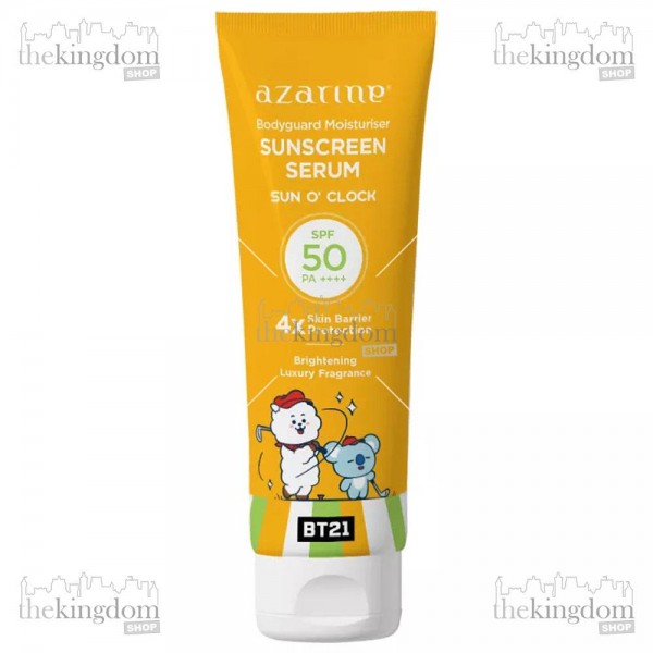 Azarine Bodyguard Moisturizer Sunscreen Serum Sun O' Clock Yellow SPF 50 PA++++ 100ml