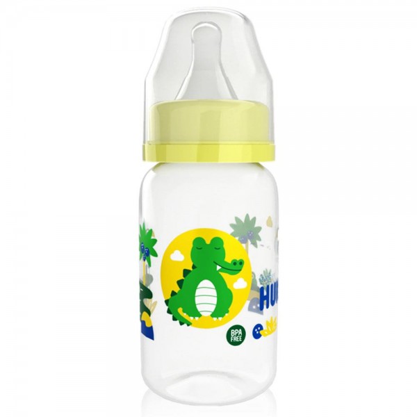 Baby Huki CI0340 PP SP Bottle LSR Teat 120ml Yellow