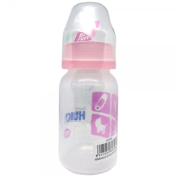 Baby Huki CI0343 Orthodontic Nipple PP Pink Bottle 120ml