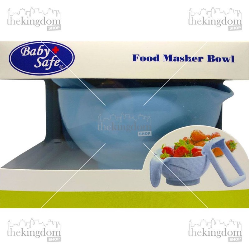 Food Masher Bowl Blue
