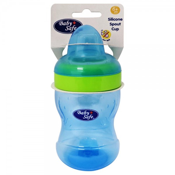 Baby Safe AP015 Silicone Spout Cup Blue