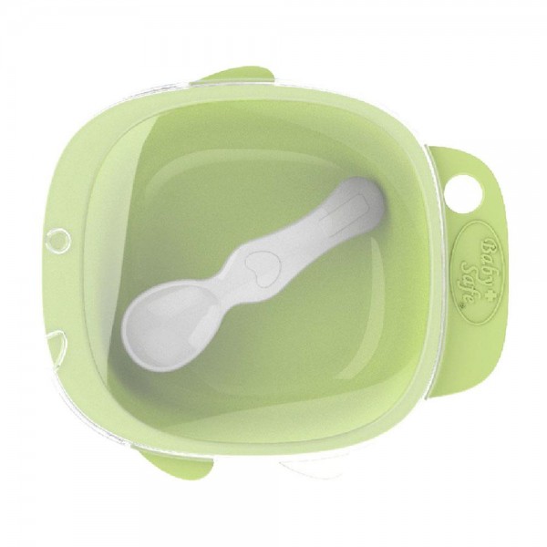 Baby Safe B356G Meal Bowl With Lid Green