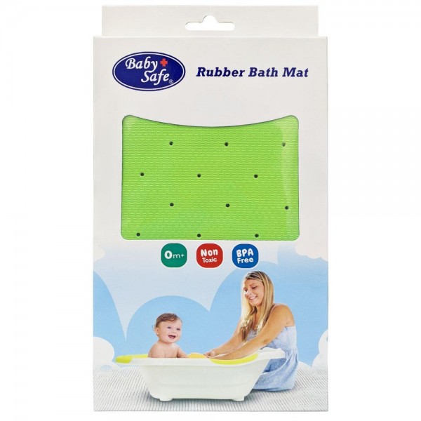 Baby Safe BT008 Rubber Bath Mat Green