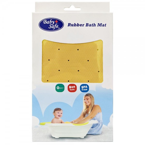 Baby Safe BT008 Rubber Bath Mat Orange
