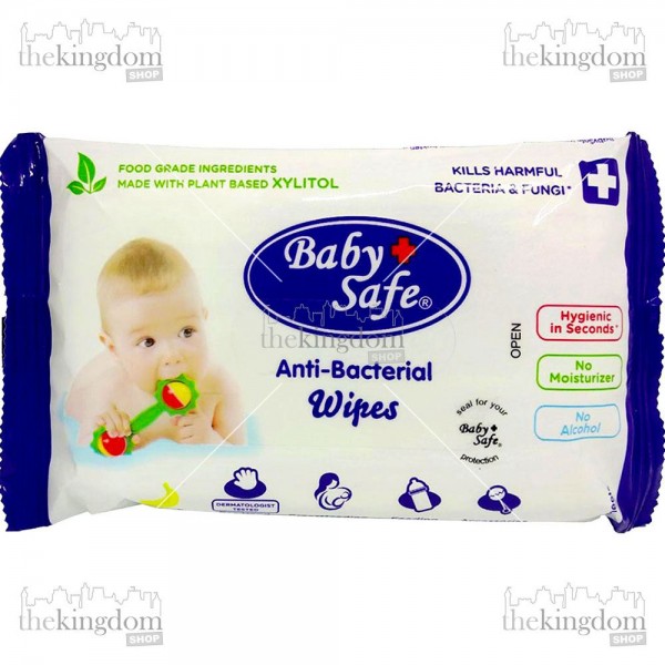 Baby Safe BWP10 Food Grade Anti-Bacterial Wipes /10