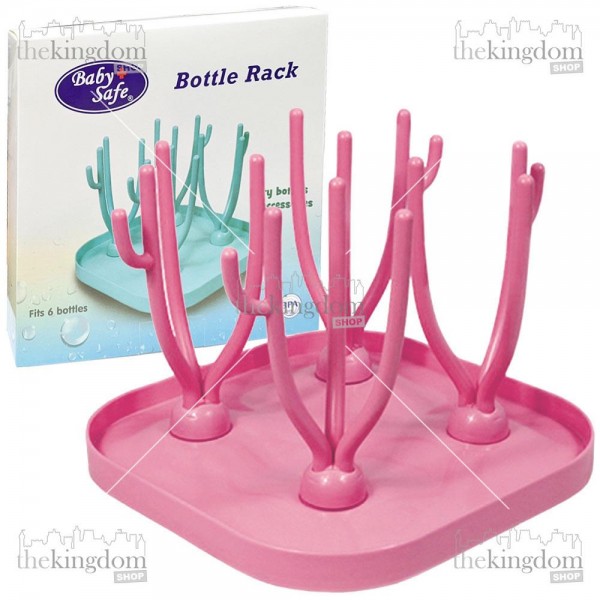 Baby Safe DR007 Sticks Drying Rack Bottle Pink