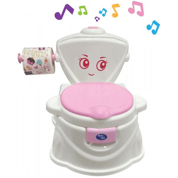 Baby Safe UF004P Train to Flush Potty Pink