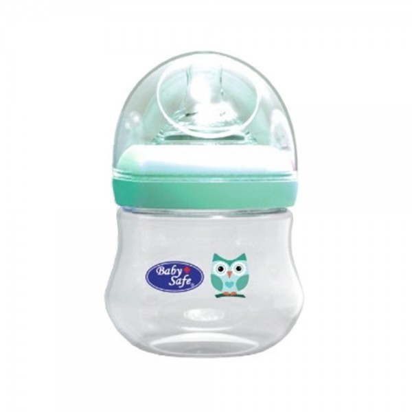 Baby Safe WN04B Wide Neck Bottle 125ml Green