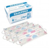 Diapro Disposable Surgical Mask Hijab Pink /50