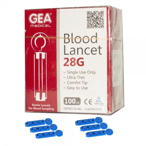 GEA Blood Lancet 28G /100
