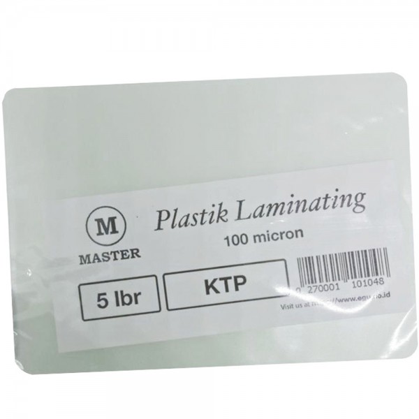 Master Plastik Laminating KTP 250micron /5