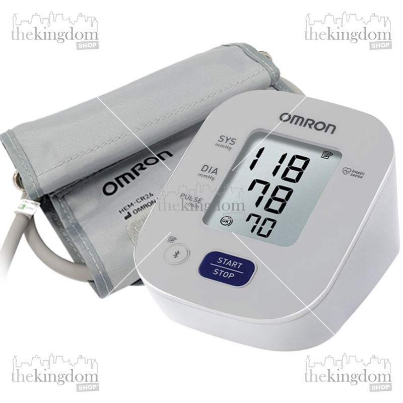 Omron HEM 7143T1 Digital Bluetooth Blood Pressure Monitor with Cuff  Wrapping Guide & Intellisense Technology For Most Accurate Measurement