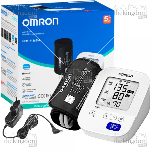 Omron HEM-7156TA Blood Pressure Monitor (Bluetooth)