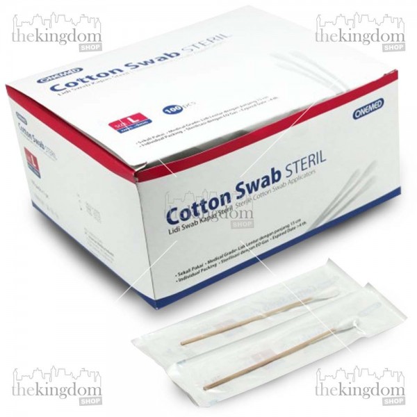 Onemed Cotton Swab Sterile L (Large) /100