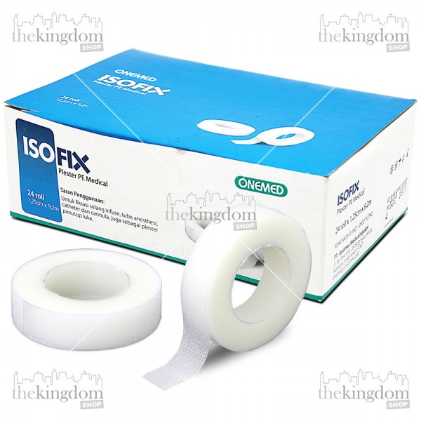Onemed Isofix 1,25cmx9,2m Plester PE Medical /24