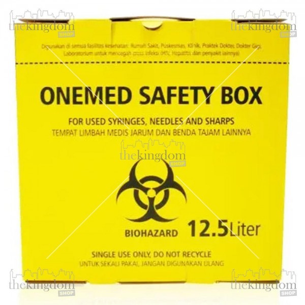Onemed Safety Box Yellow 12,5 Liter
