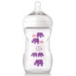 Philips Avent SCF628/17 Natural Feeding Bottle 260ml Elephant Girl