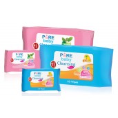 Pure BB Baby Cleansing Wipes /60
