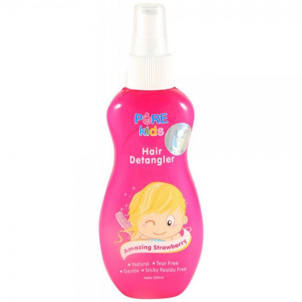 Pure Kids Hair Detangler Pink