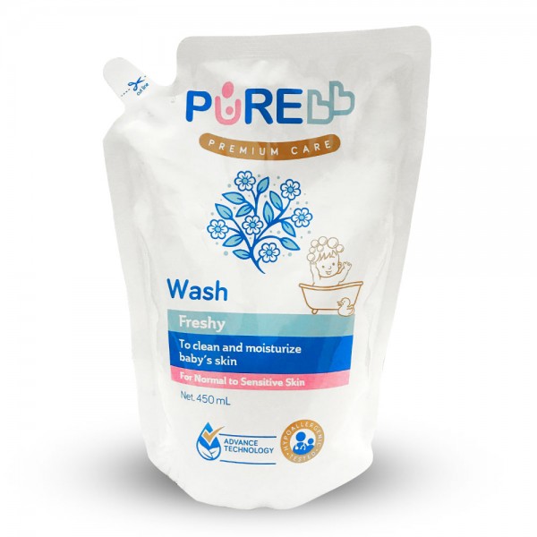 Pure BB Baby Wash 2in1 Freshy Refill 450ml