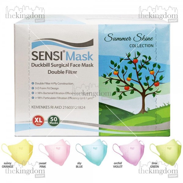 Sensi Mask Duckbill Face Mask XL Summer Shine /50