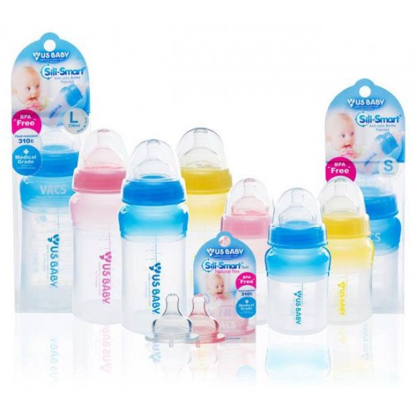 US Baby Silicone Bottle 230ml