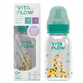 Vitaflow Baby Bottle 140ml Giraffe Tosca