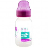 Vita Flow Multi Purpose Baby Bottle Cloud Collection Purple 140 ml