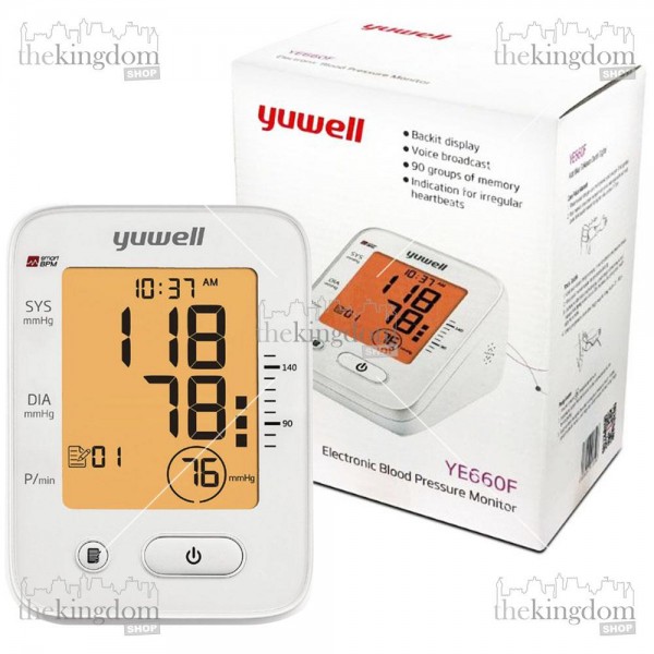 Yuwell YE660F Blood Pressure Monitor + Adaptor